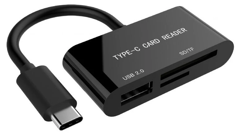 Cititor de carduri gembird uhb-cr3-02, usb type-c, negru 5