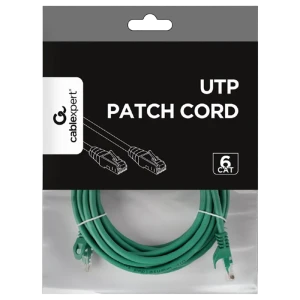 Patch cord cablexpert pp6u-5m/g, cat6 utp, 5m, verde Thumbnail 6