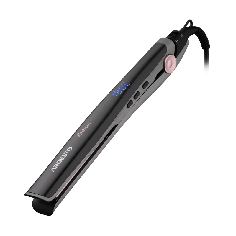 Выпрямитель для волос ardesto hs-r350pt, серый | розовый 4