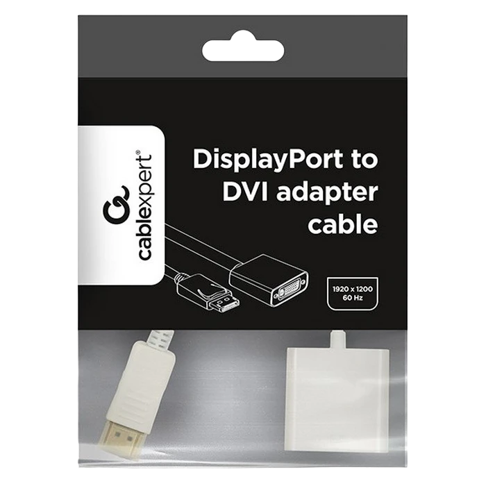 Видеоадаптер cablexpert a-dpm-hdmif-002-w, displayport (m) - hdmi (f), 0,1 м, белый 2