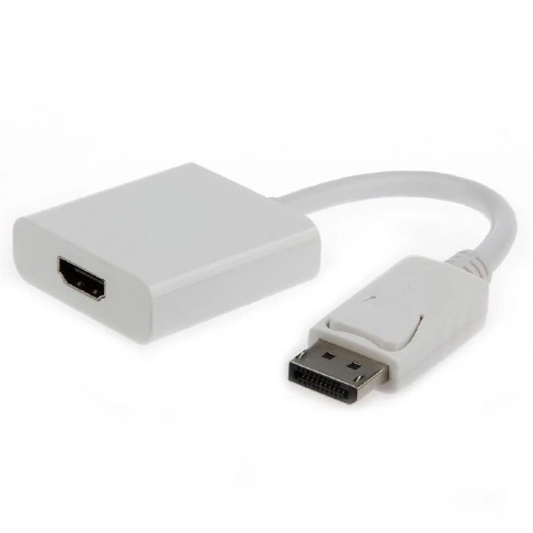 Видеоадаптер cablexpert a-dpm-hdmif-002-w, displayport (m) - hdmi (f), 0,1 м, белый 3