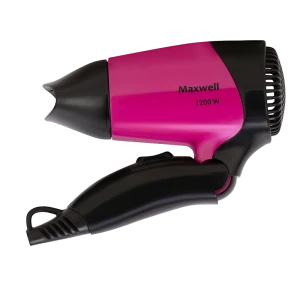 Uscător de păr compact maxwell mw-2007, 1200 w, negru | roz Thumbnail 6