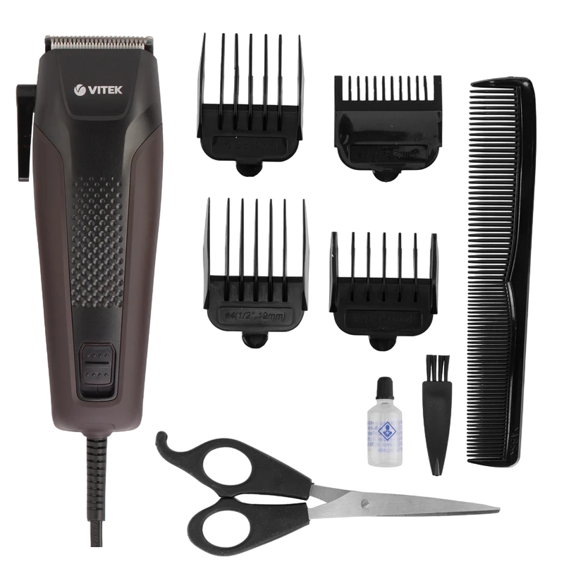Машинка для стрижки vitek vt-2581, коричневый 4