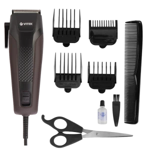 Машинка для стрижки vitek vt-2581, коричневый Thumbnail 4