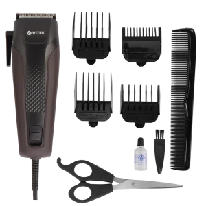 Машинка для стрижки vitek vt-2581, коричневый