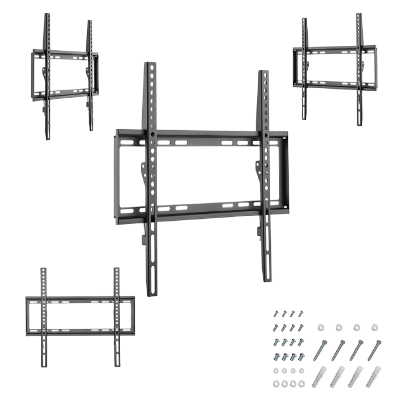 Фиксированное настенное крепление gembird wm-55f-04, чёрный 3