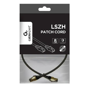 Патч-корд cablexpert pp8-lszhcu-bk-0.5m, cat8 s/ftp, 0,5м, чёрный Thumbnail 2