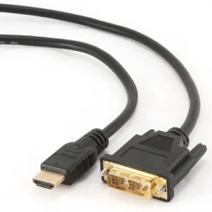 Cablu video cablexpert cc-hdmi-dvi-0.5m, hdmi (m) - dvi-i (m), 0,5m, negru Thumbnail 2