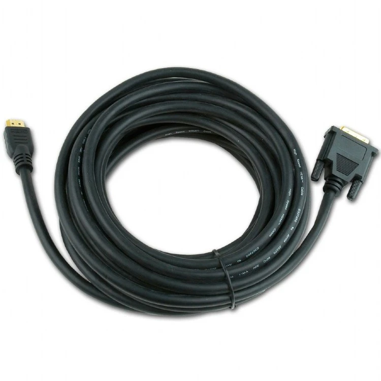 Cablu video cablexpert cc-hdmi-dvi-7.5mc, hdmi (m) - dvi-i (m), 7,5m, negru 2