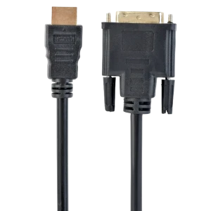 Видео кабель cablexpert cc-hdmi-dvi-7.5mc, hdmi (m) - dvi-i (m), 7,5м, чёрный