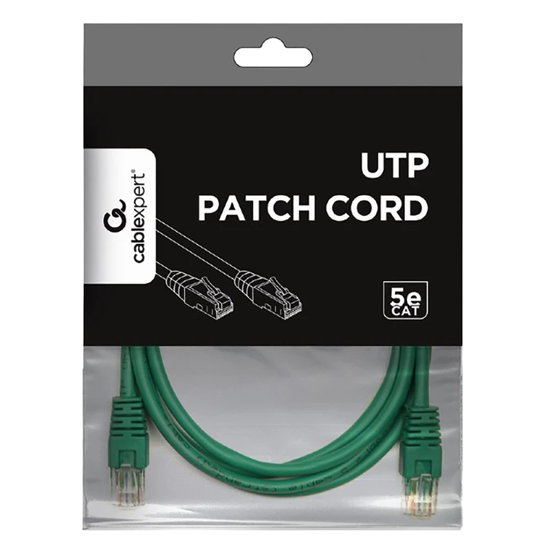 Patch cord cablexpert pp12-1.5m/g, cat5e utp, 1,5m, verde 5