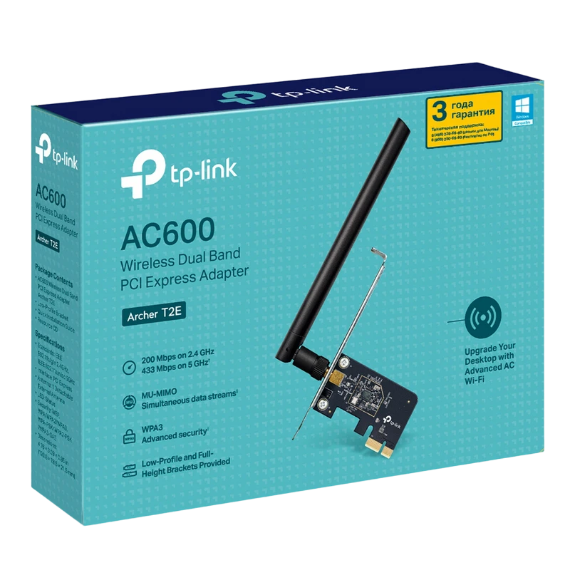 Adaptor pcle tp-link archer t2e 4