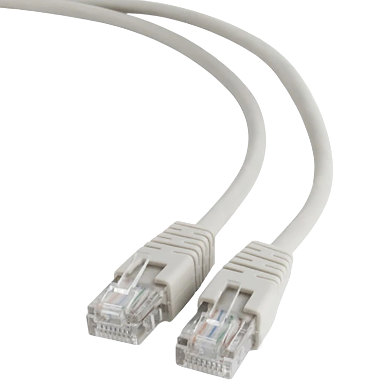 Патч-корд cablexpert pp6u-0.5m, cat6 utp, 0,5м, серый 3