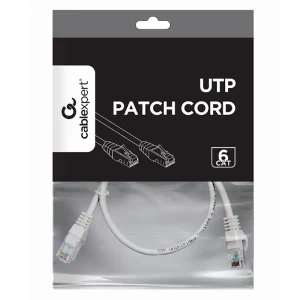 Патч-корд cablexpert pp6u-0.5m, cat6 utp, 0,5м, серый Thumbnail 2