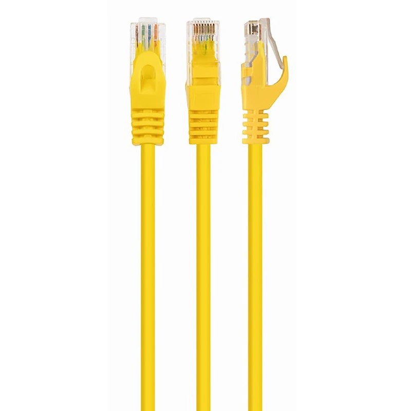Patch cord cablexpert pp6u-0.5m/y, cat6 utp, 0,5m, galben 4