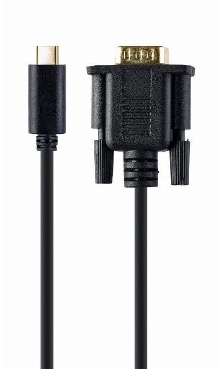 Cablu video cablexpert a-cm-vgam-01, usb type-c (m) - vga (m), 0.15 m, negru 3