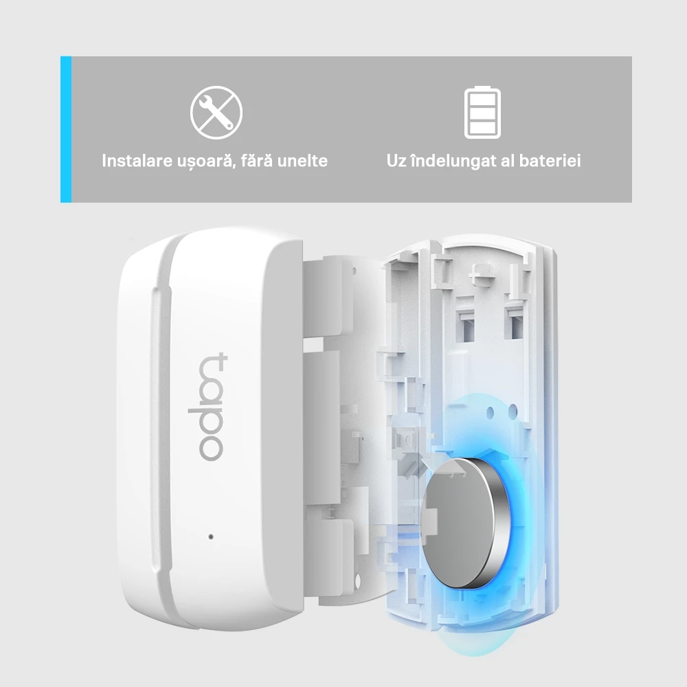 Умный контактный датчик tp-link tapo t110, белый 3
