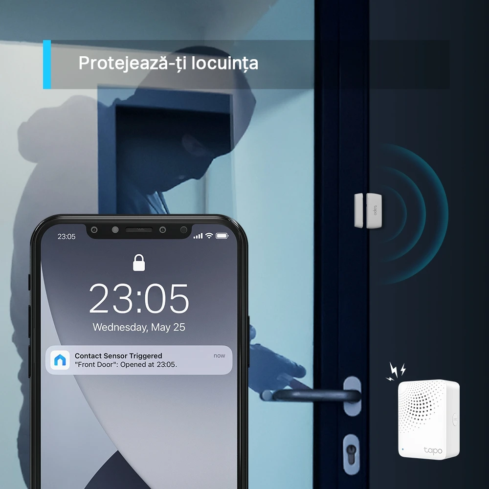 Умный контактный датчик tp-link tapo t110, белый 18