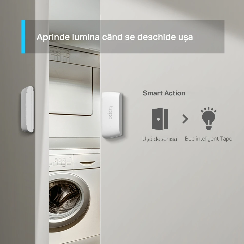 Умный контактный датчик tp-link tapo t110, белый 12
