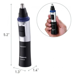 Trimmer pentru bărbați panasonic er-gn30-k520, negru | argintiu Thumbnail 7
