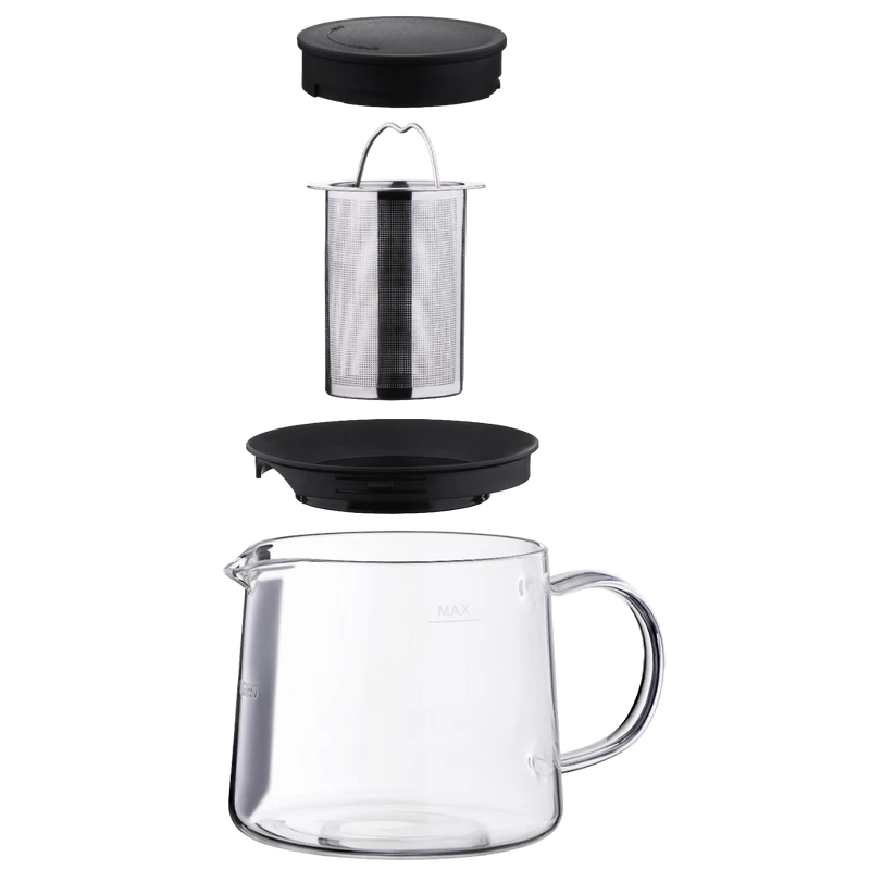 Ceainic cu infuzor ardesto ar0710fp, 1l, transparent 2
