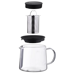 Ceainic cu infuzor ardesto ar0710fp, 1l, transparent Thumbnail 2