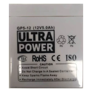 Аккумулятор для резервного питания ultra power gp5-12, 12в, 5а*ч Thumbnail 5