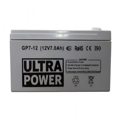 Аккумулятор для резервного питания ultra power gp7-12, 12в, 7а*ч 3