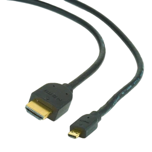 Cablu video cablexpert cc-hdmid-6, hdmi (m) - micro-hdmi (m), 1.8 m, negru Thumbnail 4