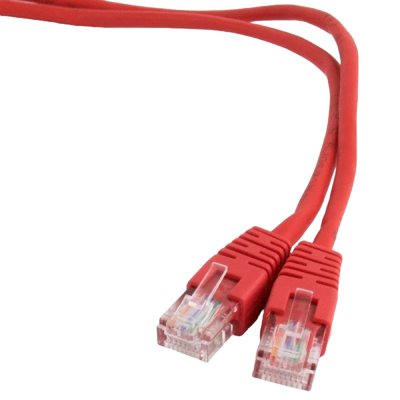 Patch cord cablexpert pp12-0.25m/r, cat5e utp, 0,25m, roșu 5