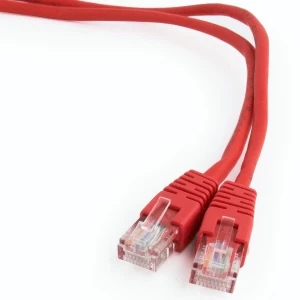 Patch cord cablexpert pp12-0.25m/r, cat5e utp, 0,25m, roșu Thumbnail 2