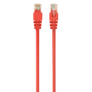 Патч-корд cablexpert pp12-0.25m/r, cat5e utp, 0,25м, красный
