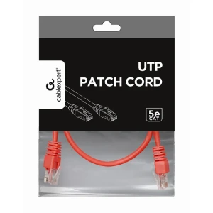 Patch cord cablexpert pp12-0.25m/r, cat5e utp, 0,25m, roșu Thumbnail 4