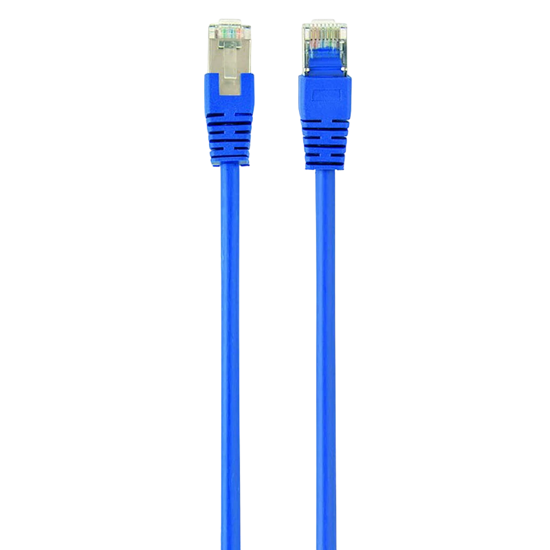 Патч-корд cablexpert pp22-0.5m/b, cat5e ftp, 0,5м, синий 7