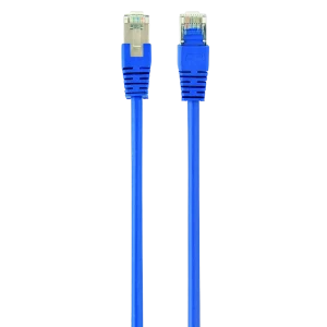 Патч-корд cablexpert pp22-0.5m/b, cat5e ftp, 0,5м, синий