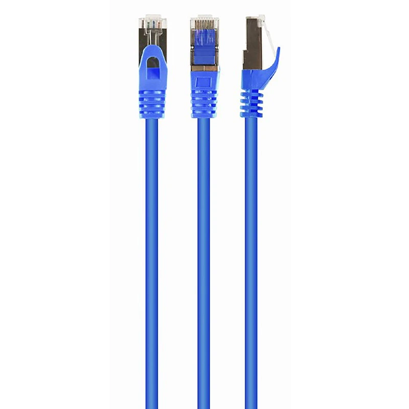Патч-корд cablexpert pp6-0.5m/b, cat6 ftp , 0,5м, синий 2