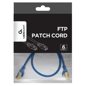 Патч-корд cablexpert pp6-0.5m/b, cat6 ftp , 0,5м, синий Thumbnail 4