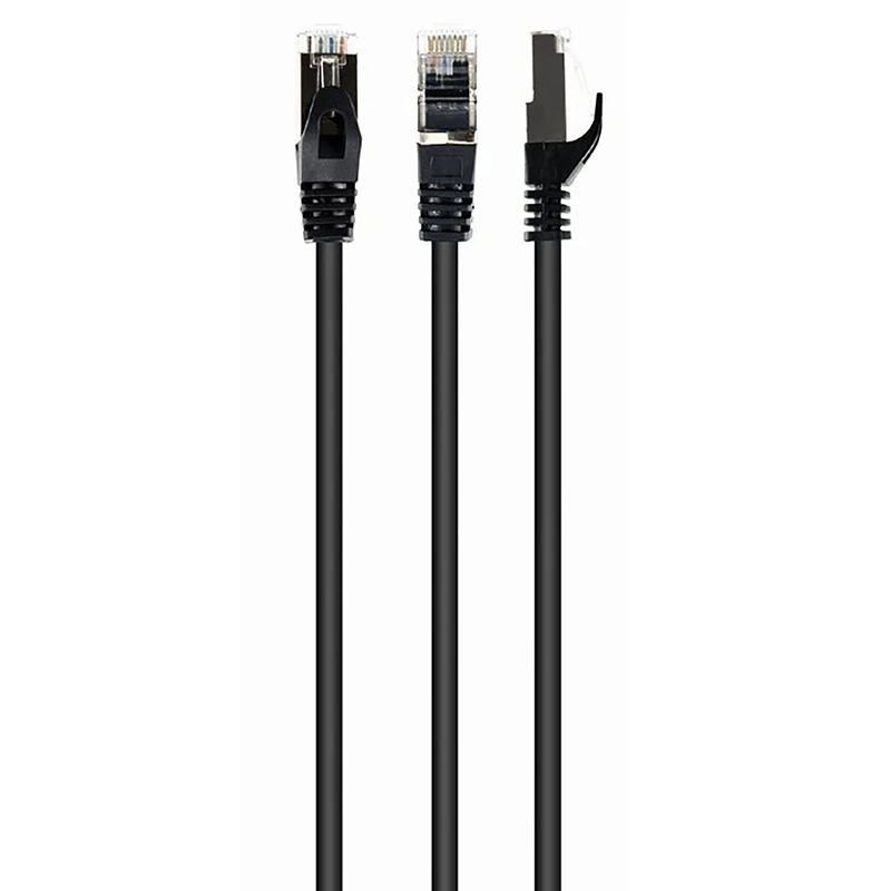 Патч-корд cablexpert pp6-0.5m/bk, cat6 ftp , 0,5м, чёрный 3