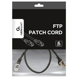 Патч-корд cablexpert pp6-0.5m/bk, cat6 ftp , 0,5м, чёрный Thumbnail 6