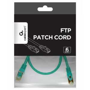Patch cord cablexpert pp6-0.5m/g, cat6 ftp , 0,5m, verde Thumbnail 2