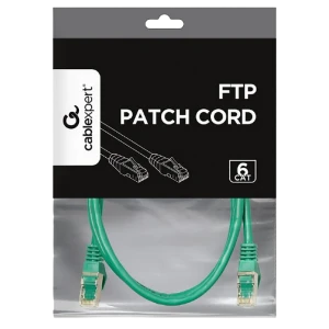 Patch cord cablexpert pp6-1m/g, cat6 ftp , 1m, verde Thumbnail 5