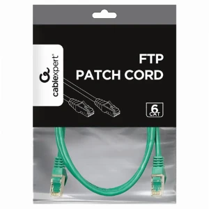 Patch cord cablexpert pp6-1m/g, cat6 ftp , 1m, verde Thumbnail 4