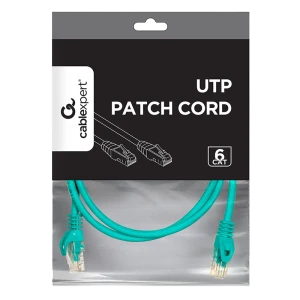 Patch cord cablexpert pp6u-1m/g, cat6 utp, 1m, verde Thumbnail 5