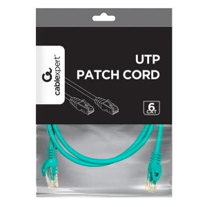Patch cord cablexpert pp6u-1m/g, cat6 utp, 1m, verde Thumbnail 6