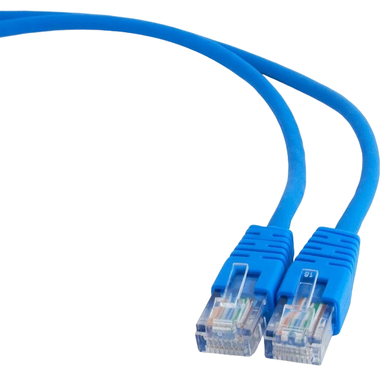Патч-корд cablexpert pp12-0.5m/b, cat5e utp, 0,5м, синий 4