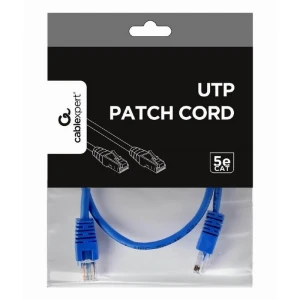 Патч-корд cablexpert pp12-0.5m/b, cat5e utp, 0,5м, синий Thumbnail 3