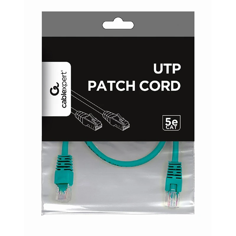 Patch cord cablexpert pp12-0.5m/g, cat5e utp, 0,5m, verde 6