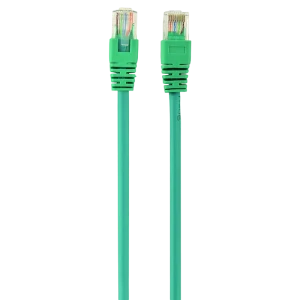 Патч-корд cablexpert pp12-0.5m/g, cat5e utp, 0,5м, зелёный