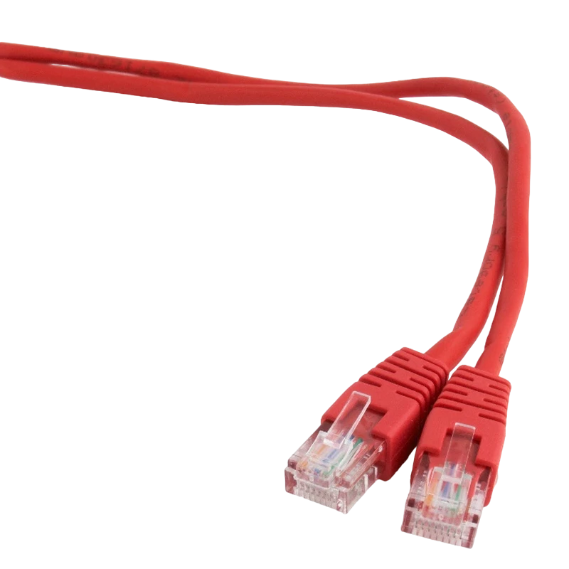 Patch cord cablexpert pp12-0.5m/r, cat5e utp, 0,5m, roșu 4