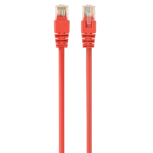 Патч-корд cablexpert pp12-0.5m/r, cat5e utp, 0,5м, красный